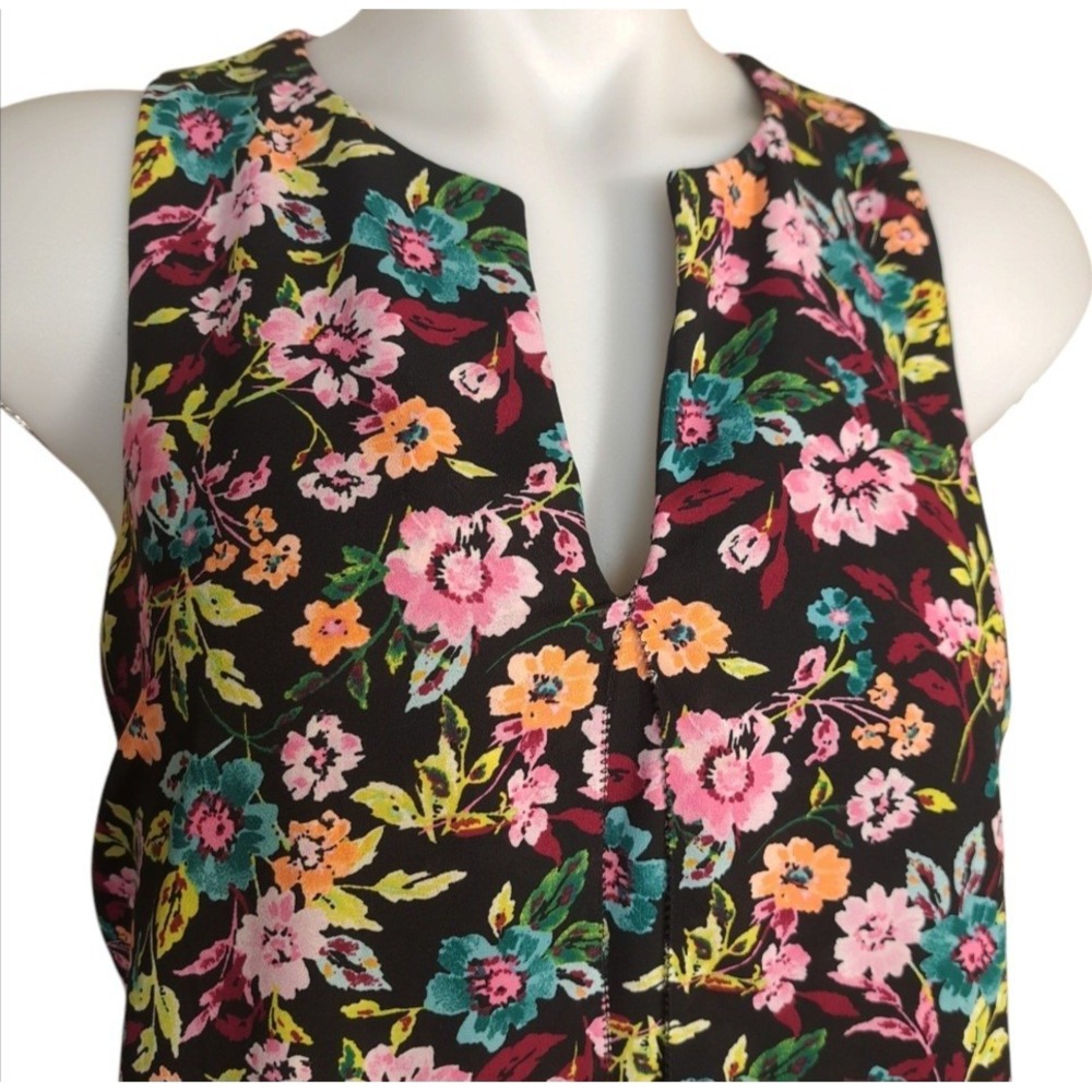 Banana Republic Women's Midi-Dress Multicolor S Lined Sleeveless Pullover - Picture 3 of 9
